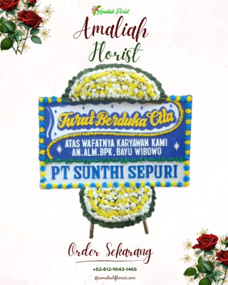 Papan Bunga Duka di Talang Putri