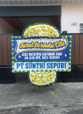 Papan Bunga Duka di Talang Putri